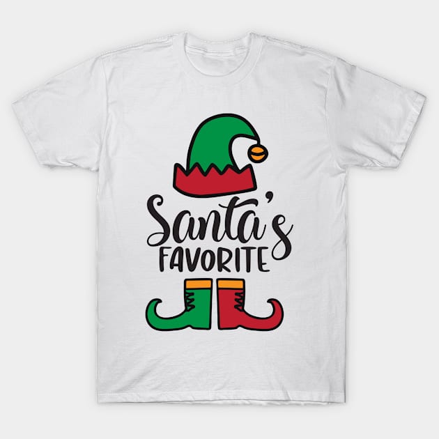 Santa's Favorite T-Shirt by NobleTeeShop